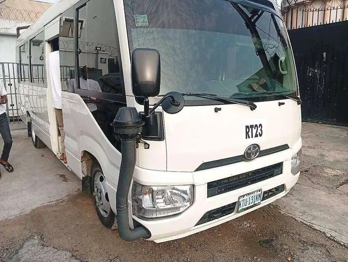 Toyota Coaster bus rental Lagos to Oyo State group transport Toyota Coaster bus rental Lagos to Oyo State group transport