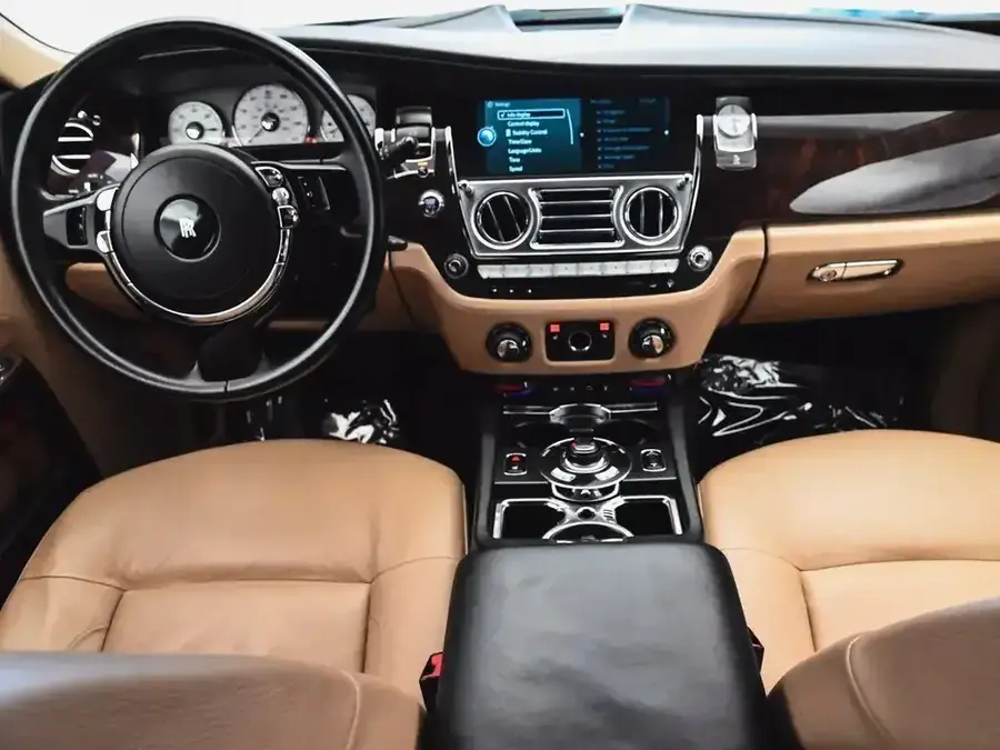 Rolls-Royce Phantom bespoke wood and leather interior Lagos