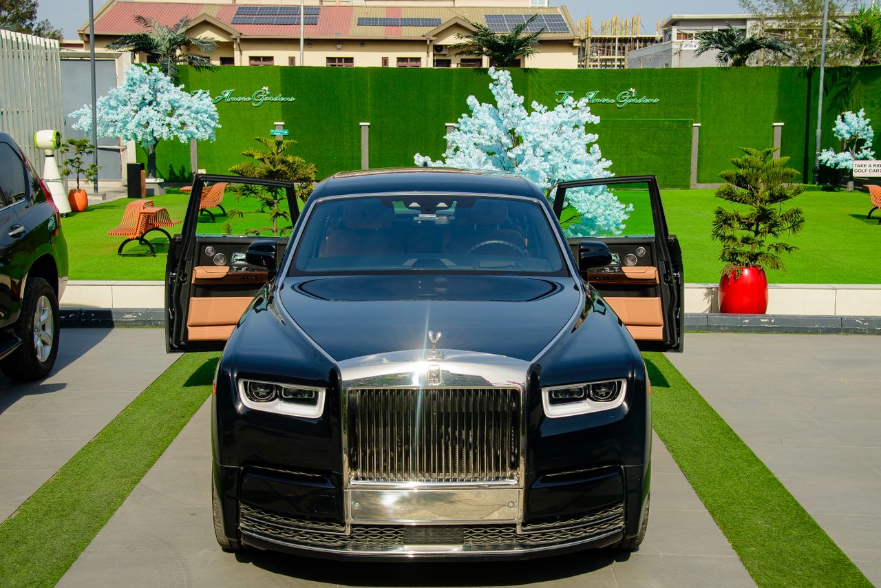 Rolls-Royce Phantom bespoke wood and leather interior Lagos